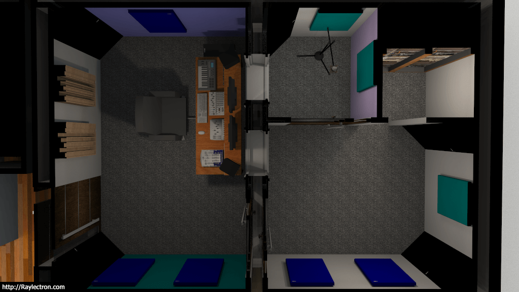 Recording studio top