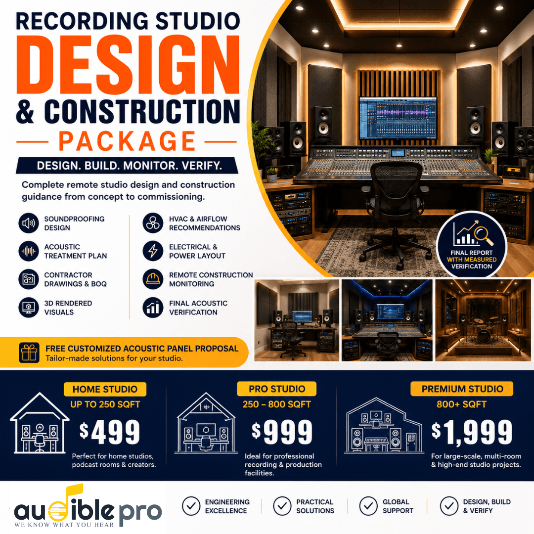recording studio design service